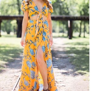 Two piece floral set